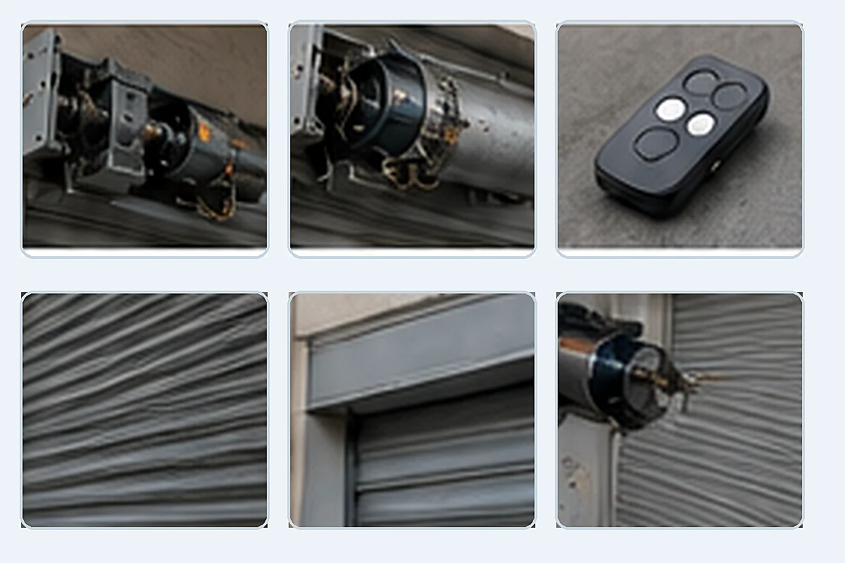 Balat kepenk tamiri için motor kumanda ray ve lamel teknik kontrolü
