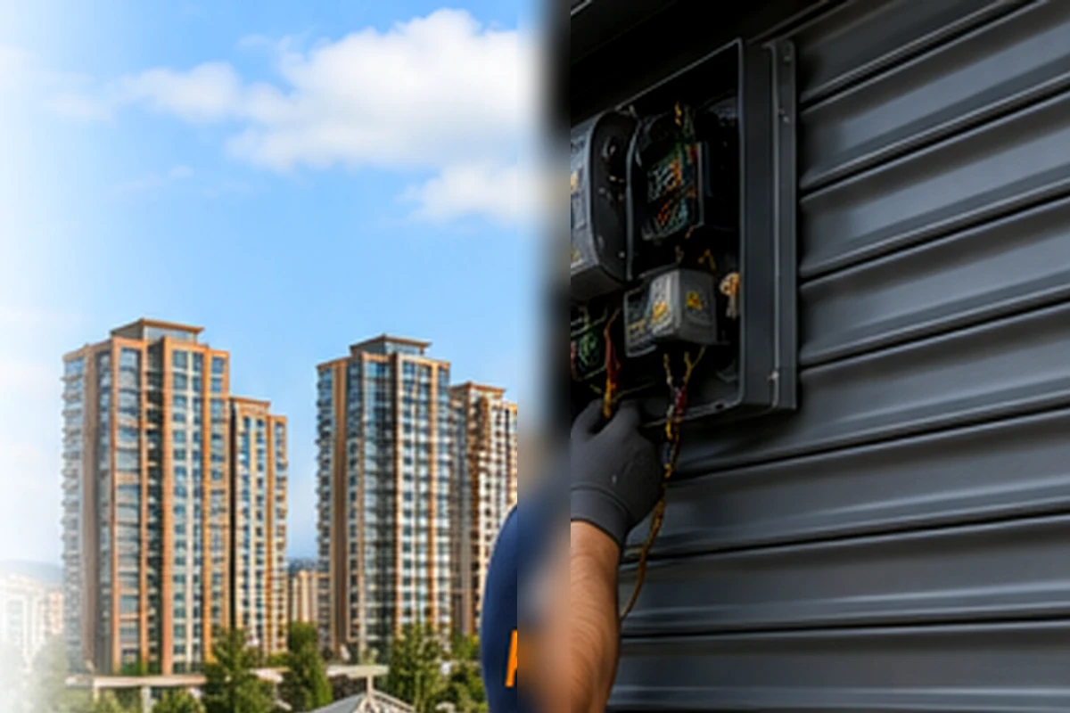Kayaşehir site ve iş yeri kepenklerinde servis planlaması