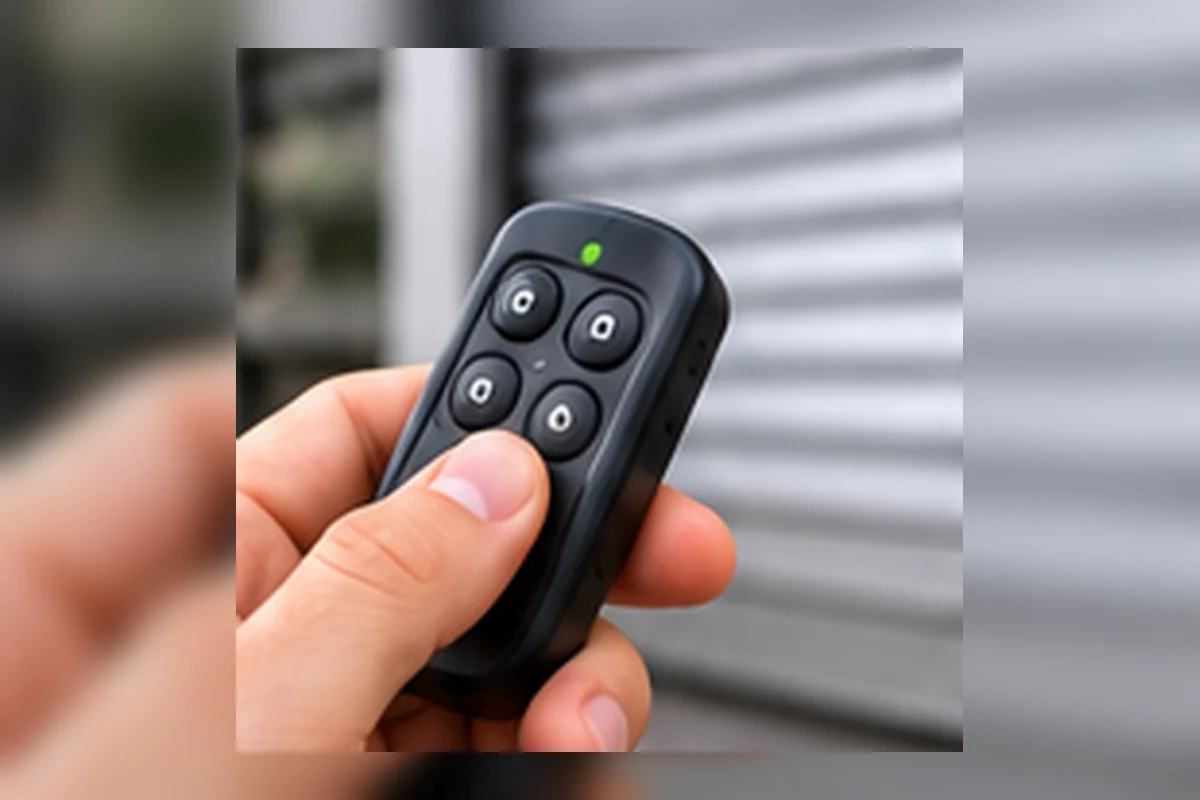 Otomatik kepenk uzaktan kumandasının pil ve tuş kontrolü