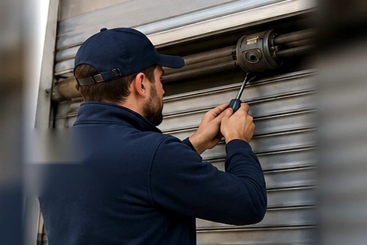 Kurtuluş kepenk servisi sırasında motor ve mekanik sistem kontrolü