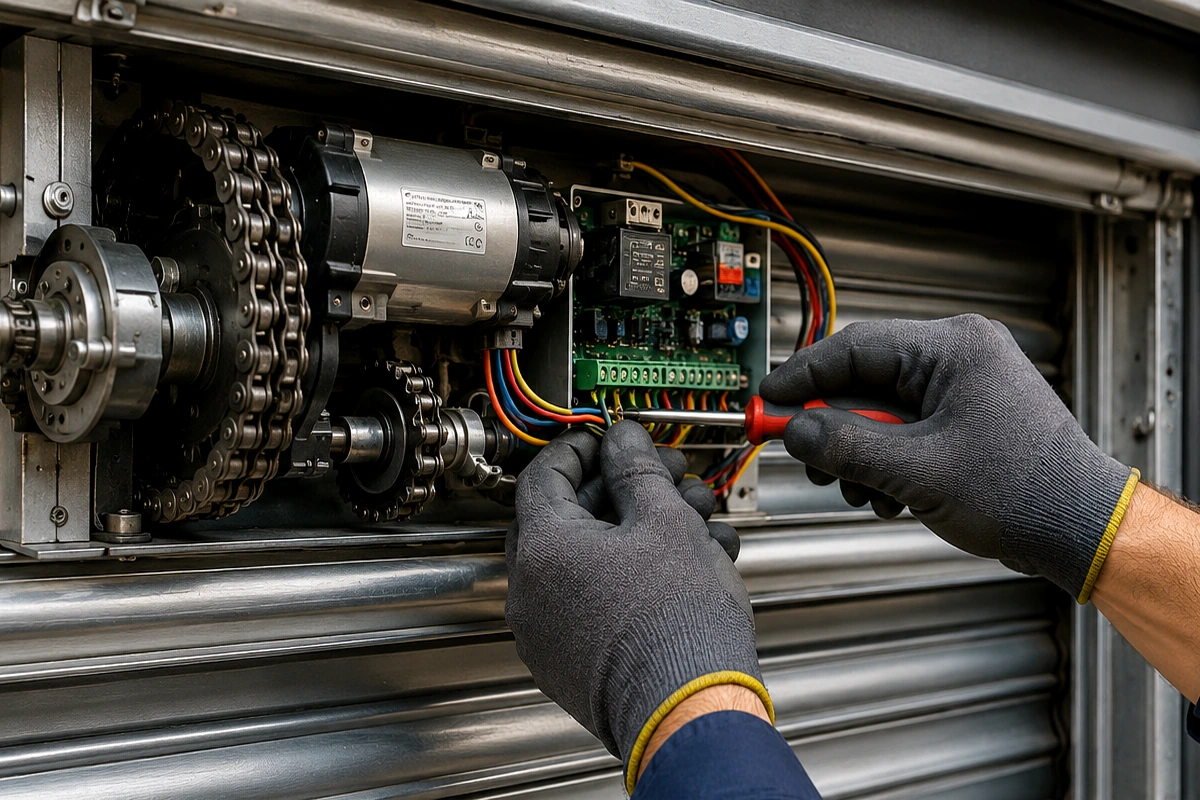 Otomatik kepenk motoru ve kontrol kartının profesyonel teknik incelemesi